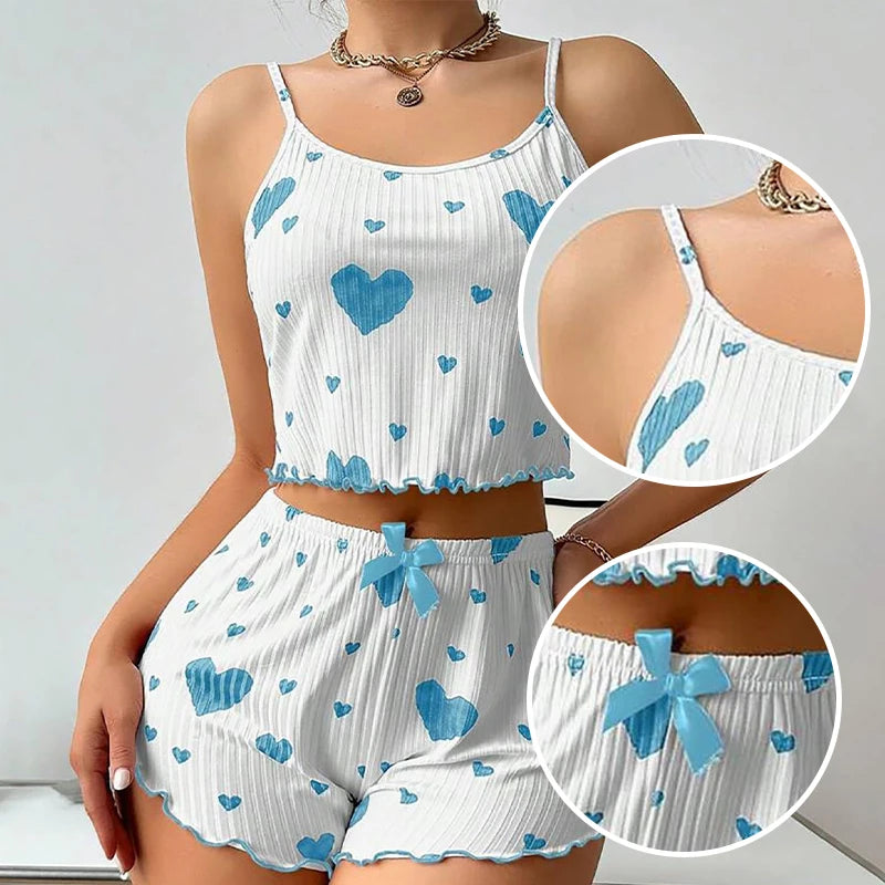 Women’s 2-Piece Pajama Set – Soft, Stylish & Breezy for Cozy Nights