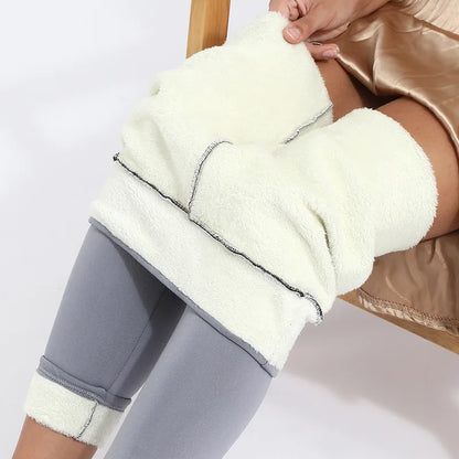 Legging Térmica Feminina de Inverno – Sexy, Translúcida com Forro Fleece | Cintura Alta, Slim Fit e Super Quentinha
