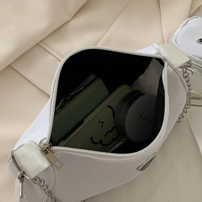 Bolsa Tiracolo Feminina em Nylon – Estilo Casual e Portátil | Ideal para Estudantes, Passeios e Uso Diário