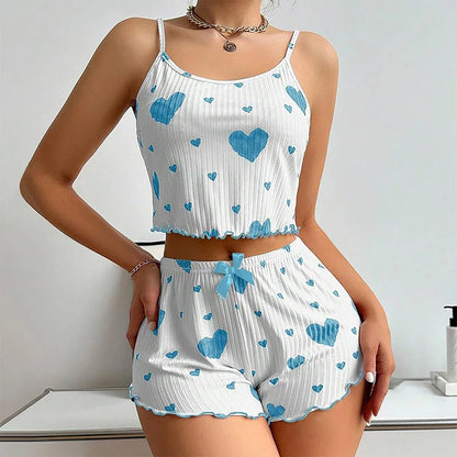 Women’s 2-Piece Pajama Set – Soft, Stylish & Breezy for Cozy Nights