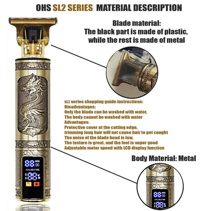 T9 Men's Hair Clipper – Professional Precision in Your Hands