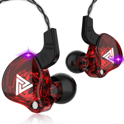 Fone de Ouvido Intra-Auricular QKZ AK6 – 6 Drivers Dinâmicos | Som HIFI com Microfone para Esportes e Monitoramento