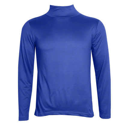 Blusa Térmica Masculina de Inverno – Gola Alta, Manga Longa, Slim Fit | Roupa Térmica Leve para Dias Frios