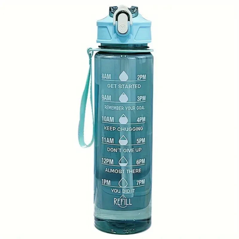 800ml Sports Bottle with Time Scale —