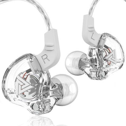 Fone de Ouvido Intra-Auricular QKZ AK6 – 6 Drivers Dinâmicos | Som HIFI com Microfone para Esportes e Monitoramento