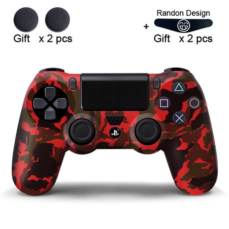 DATA FROG para controle de PS4 da Sony Playstation 4, capa protetora de silicone macio e borracha gel para controle PS4 Pro Slim