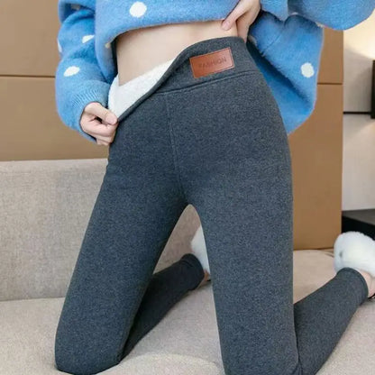 Legging Térmica Feminina de Inverno – Sexy, Translúcida com Forro Fleece | Cintura Alta, Slim Fit e Super Quentinha