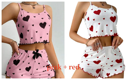 Women’s 2-Piece Pajama Set – Soft, Stylish & Breezy for Cozy Nights