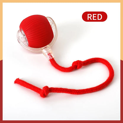 New Electric Cat Ball Toys Automatic Rolling Ball With Teaser Bird Cat Toys Pet Interactive Smart  Sensor Rechargeable Cat Toys