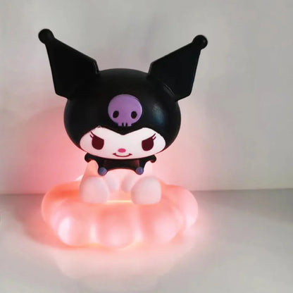 Kawaii Sanrio Night Light – Cute Table Lamp Featuring Kuromi, Cinnamoroll & Pochacco