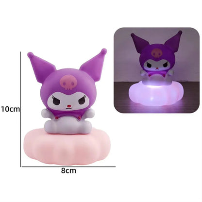 Kawaii Sanrio Night Light – Cute Table Lamp Featuring Kuromi, Cinnamoroll & Pochacco