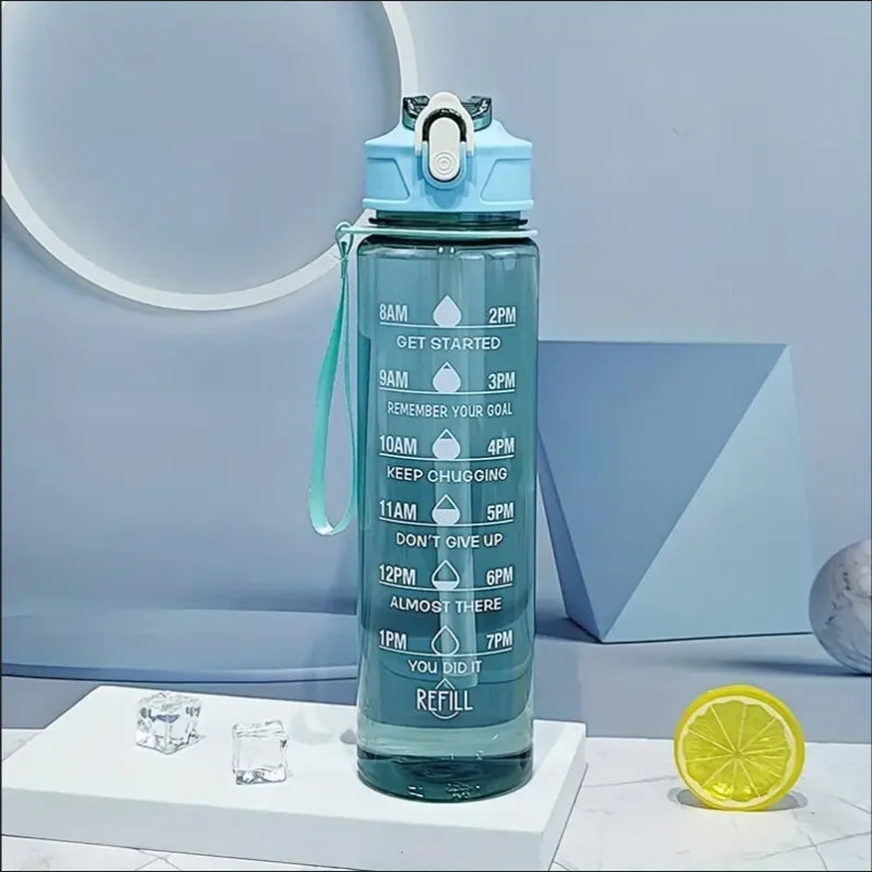 800ml Sports Bottle with Time Scale —