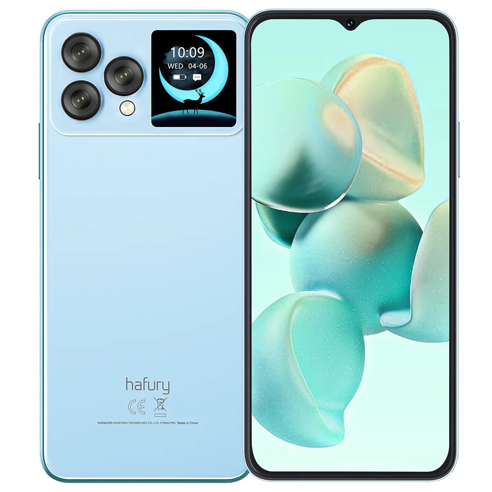 [Ship from BR] Smartphone Android, Cubot Hafury V1, 16GB RAM(8GB+8GB), 256GB ROM, Dual Screen, 64MP Camera, NFC, Dual 4G Phone