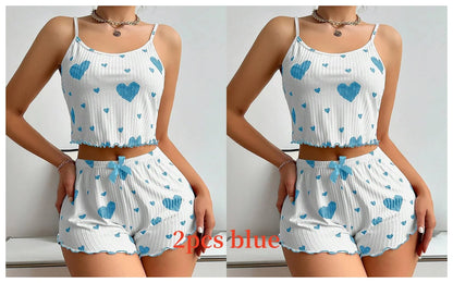 Women’s 2-Piece Pajama Set – Soft, Stylish & Breezy for Cozy Nights