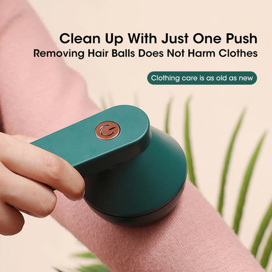 Removedor de Pelos Elétrico para Roupas – USB Recarregável | Aparador Portátil de Bolinhas e Fiapos com Limpeza Removível