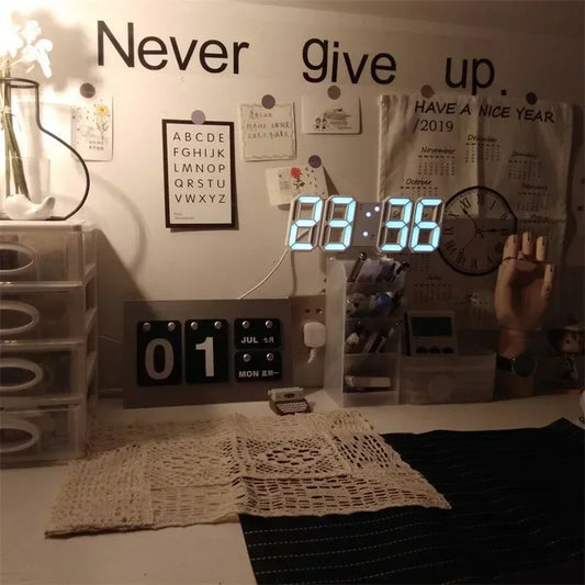 3D LED Digital Clock – Modern Design Meets Functionality