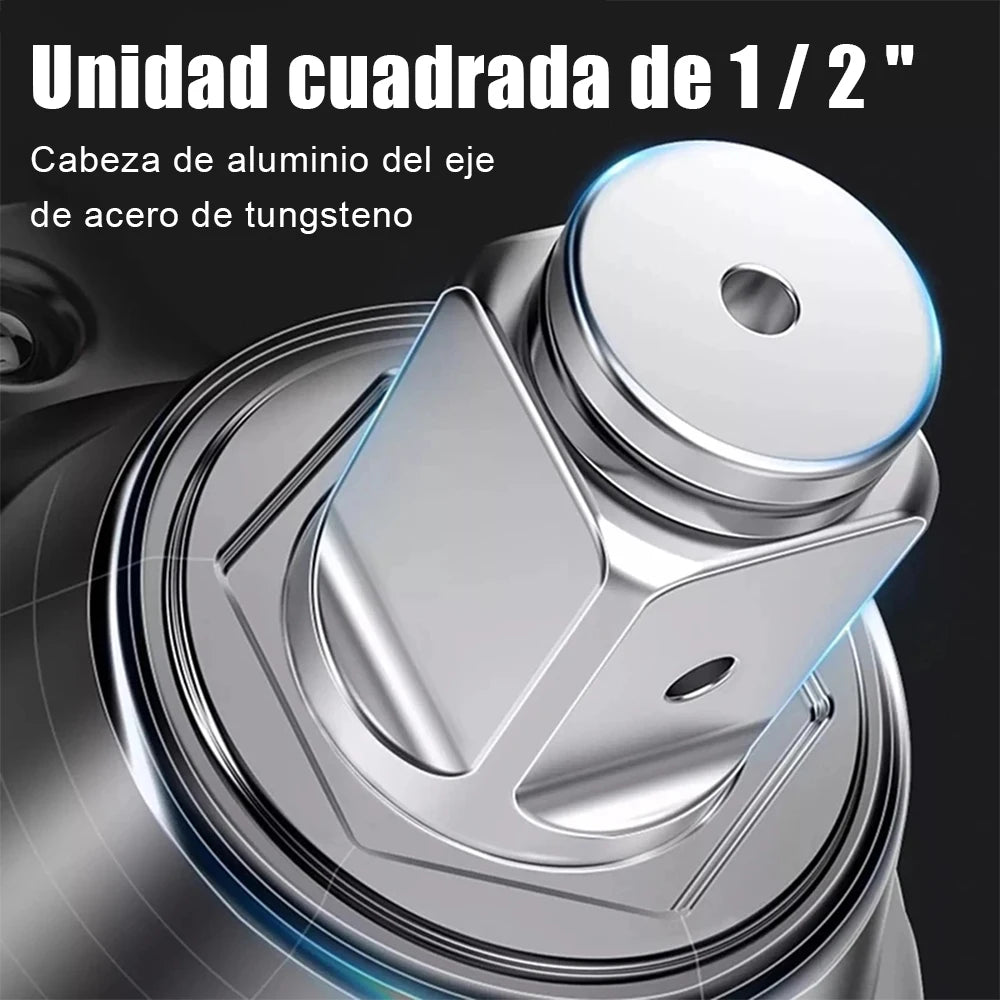 Chave de impacto elétrica sem fio Kamolee 2100 N.m de alto torque de 1/2 polegada sem escovas 18V-21V ferramenta de chave de bateria