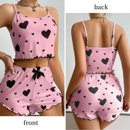 Women’s 2-Piece Pajama Set – Soft, Stylish & Breezy for Cozy Nights