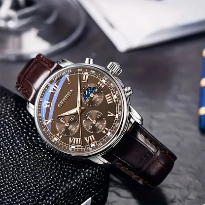 GENEVA Men's Watch – Elegance and Versatility in Every Second