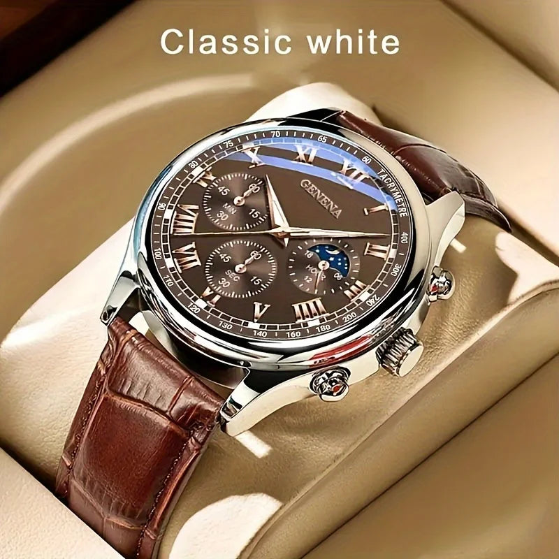 GENEVA Men's Watch – Elegance and Versatility in Every Second