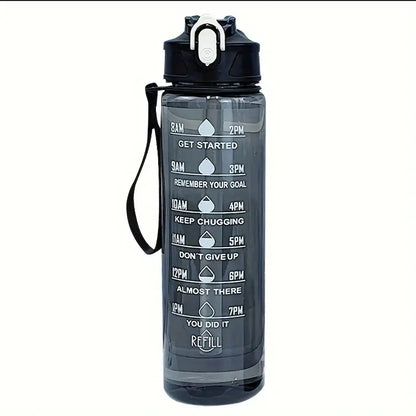 800ml Sports Bottle with Time Scale —