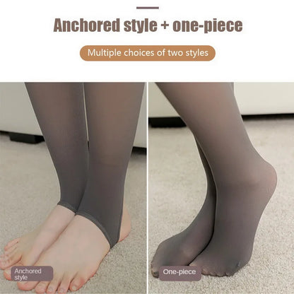 Legging Térmica Feminina de Inverno – Sexy, Translúcida com Forro Fleece | Cintura Alta, Slim Fit e Super Quentinha