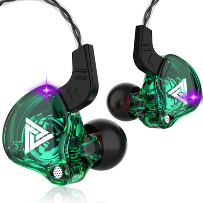 Fone de Ouvido Intra-Auricular QKZ AK6 – 6 Drivers Dinâmicos | Som HIFI com Microfone para Esportes e Monitoramento