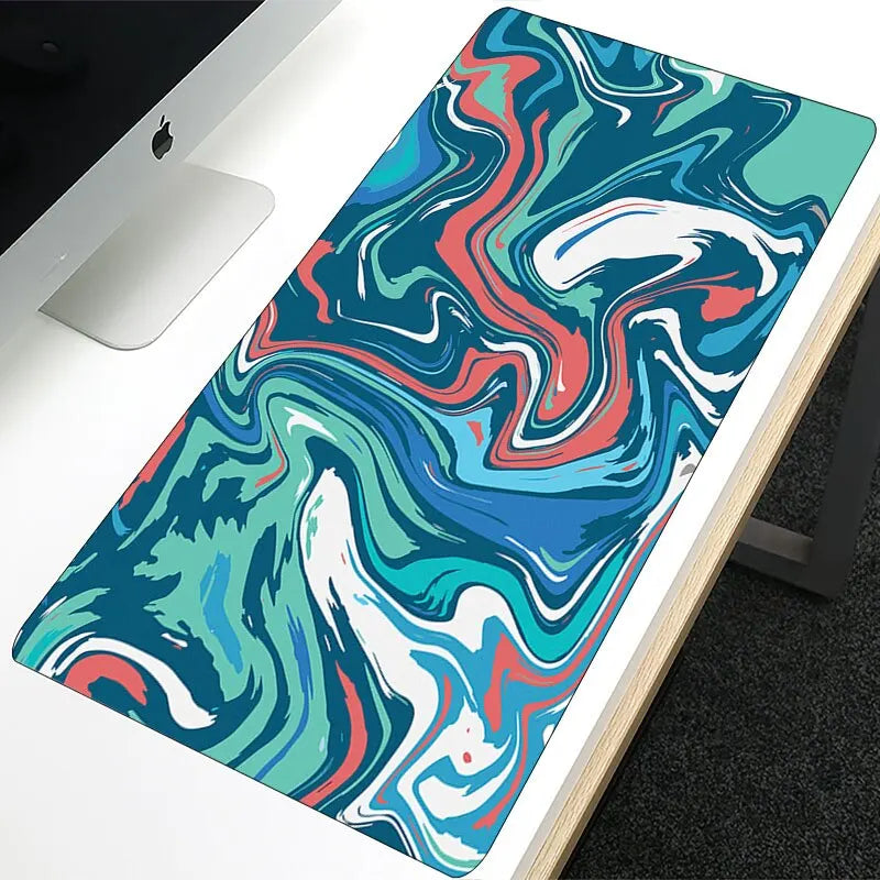 Mouse Pad Strata Liquid – Tapete Gamer para Teclado e Mouse | Estilo Anime, Antiderrapante, Ideal para PC e Laptop