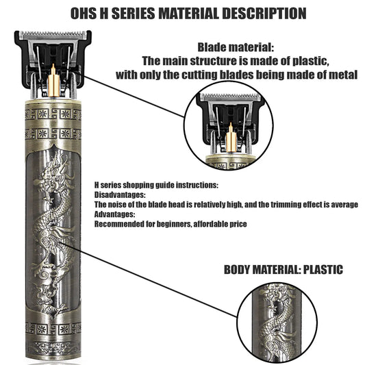 T9 Men's Hair Clipper – Professional Precision in Your Hands