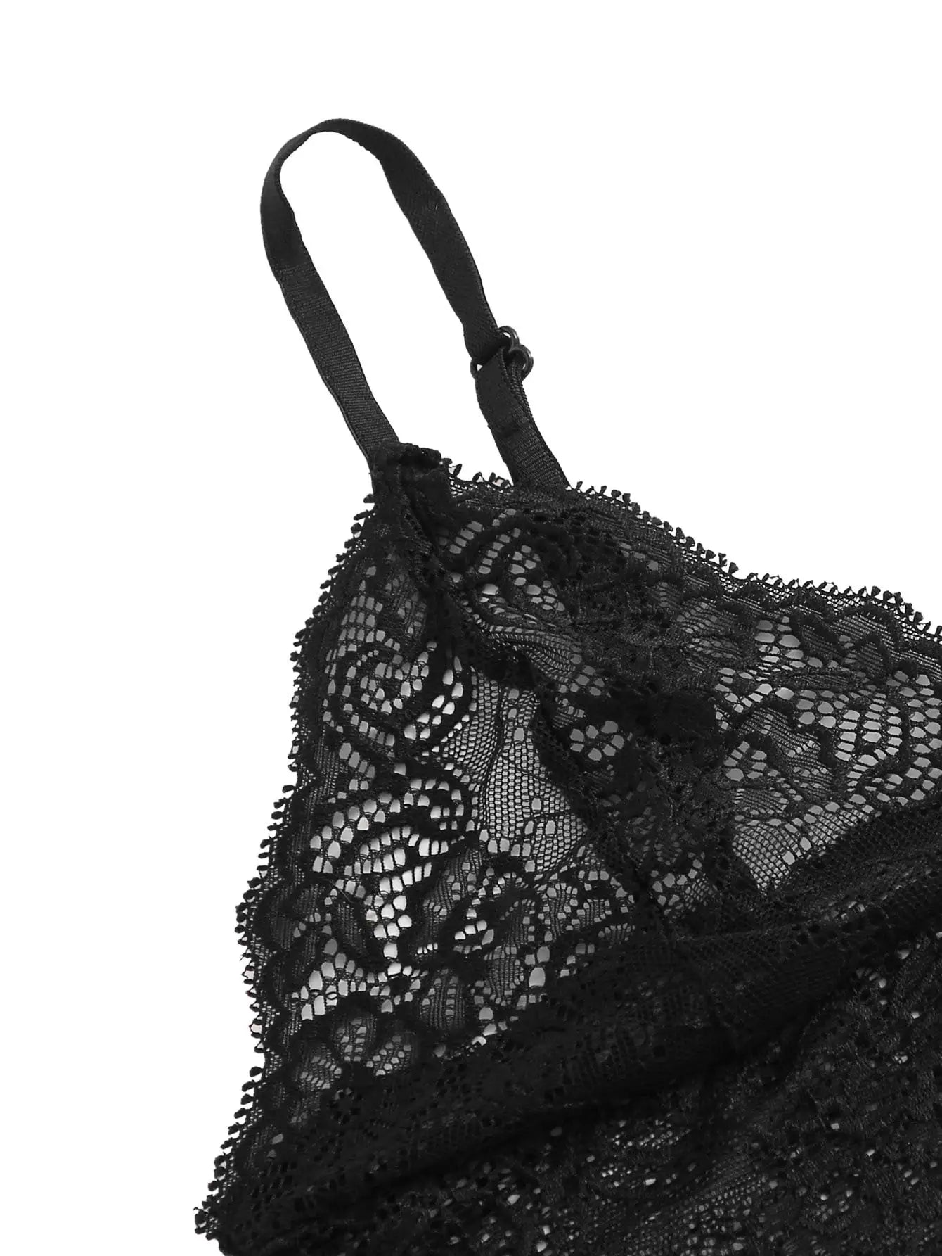 Summer Charm – 2-Piece Sheer Lace Sleepwear Set