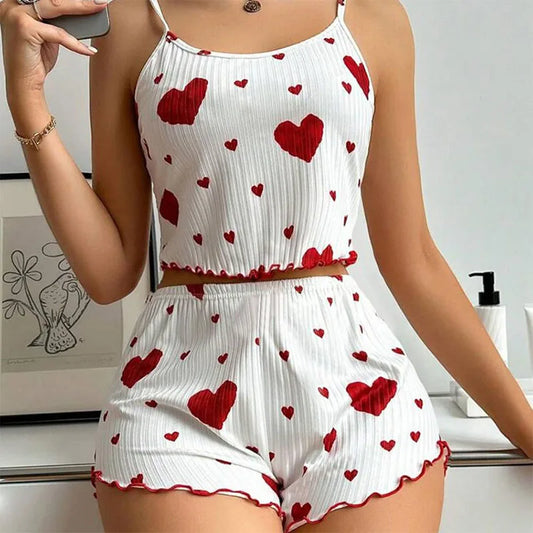 Women’s 2-Piece Pajama Set – Soft, Stylish & Breezy for Cozy Nights