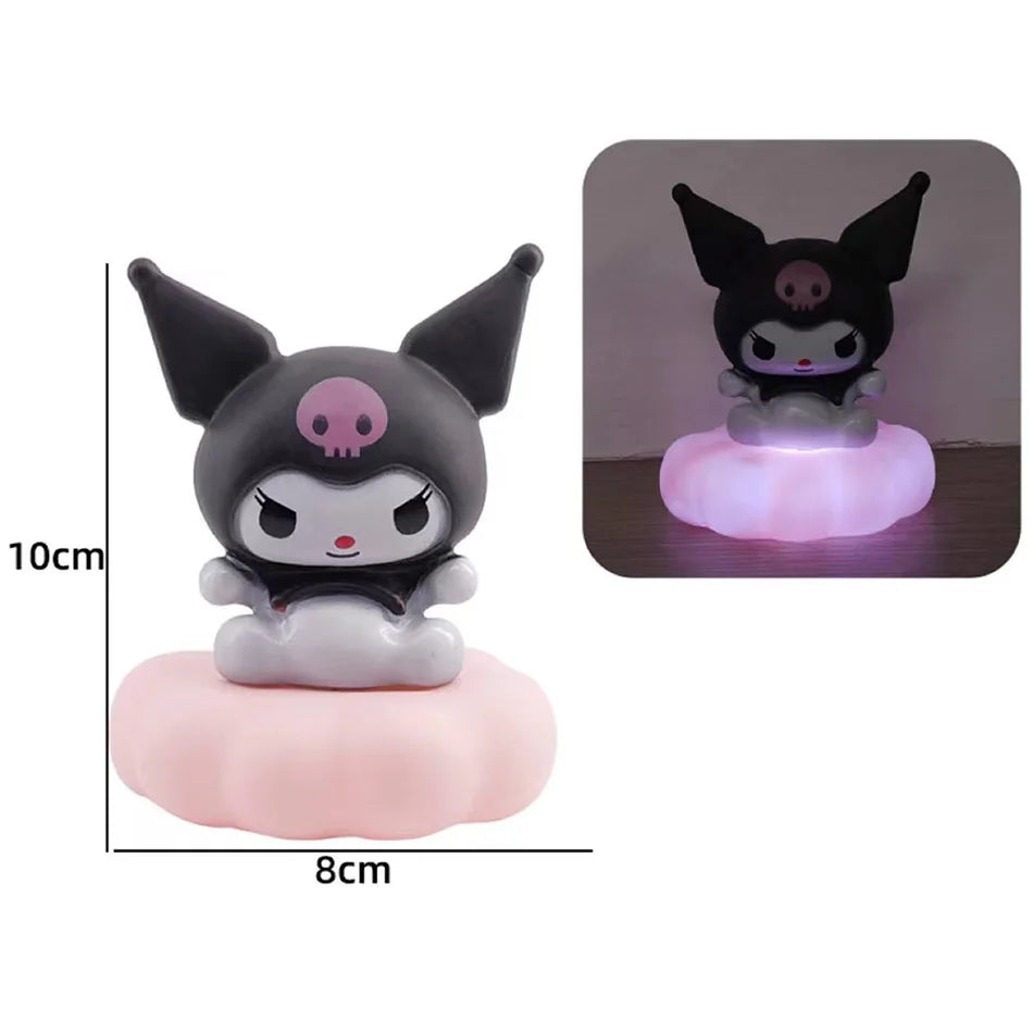 Kawaii Sanrio Night Light – Cute Table Lamp Featuring Kuromi, Cinnamoroll & Pochacco