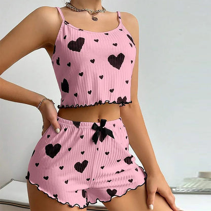 Women’s 2-Piece Pajama Set – Soft, Stylish & Breezy for Cozy Nights