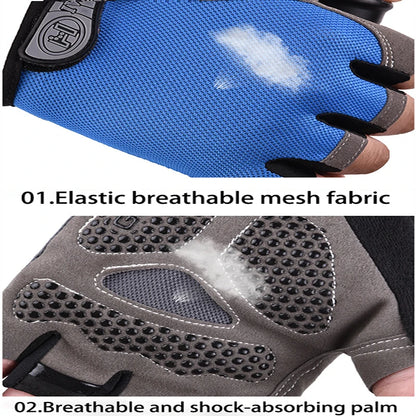 Half-Finger Sports Gloves – Comfort, Grip & Performance for Cycling and Training